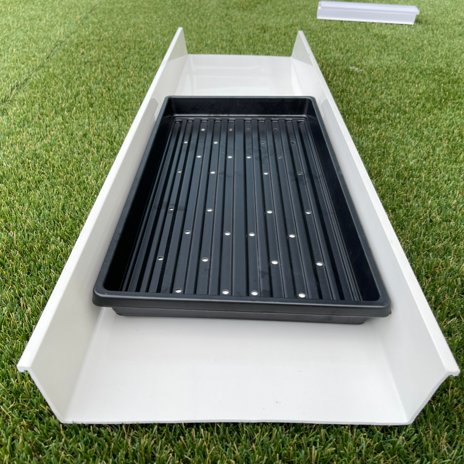 New Hydroponics Fodder Machine ,wheat /barley Fodder Gutter Channel Tray Sprout Growing System