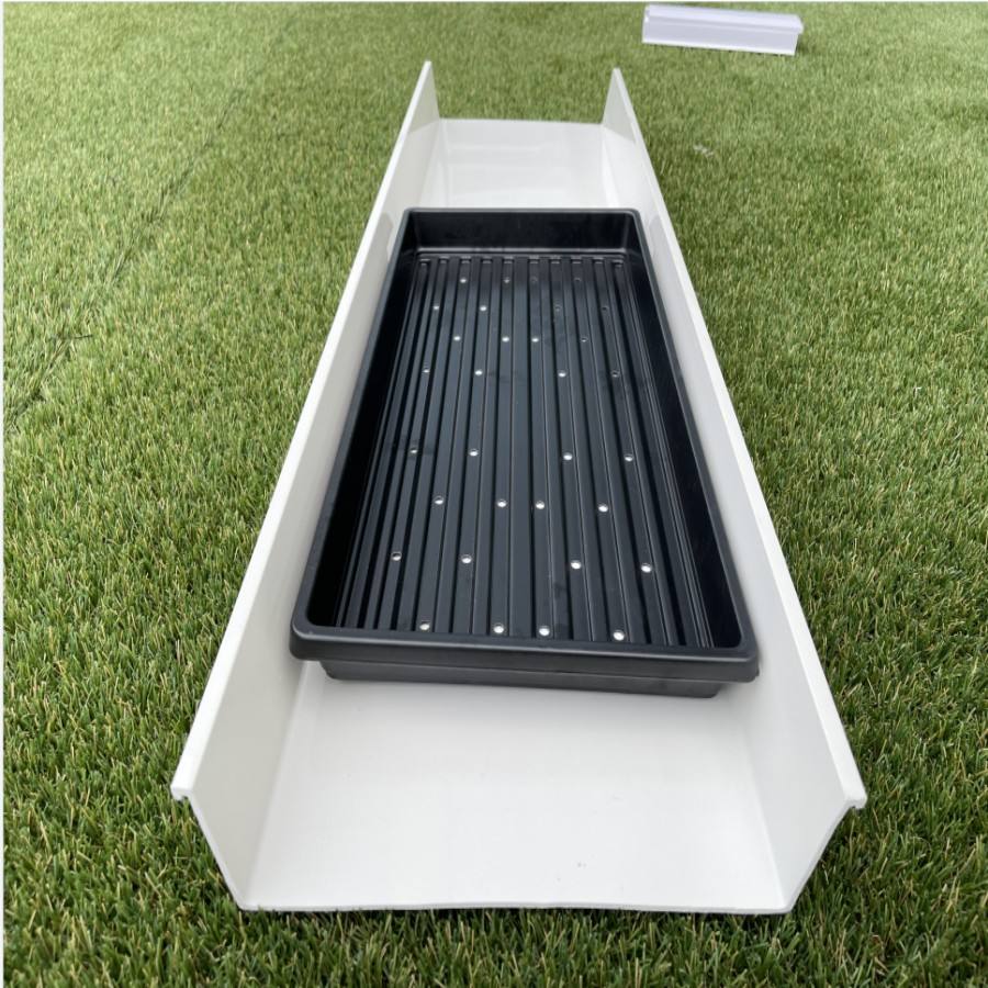 Vertical 7 layers indoor Hydroponic Fodder tray hydroponic system for vegetable seedling