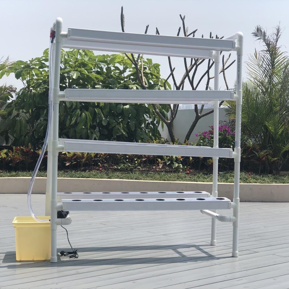 G&N Wholesale Home Garden Hydroponic Growing KIT Mini NFT Channel System for Home Garden Vegetable Planting