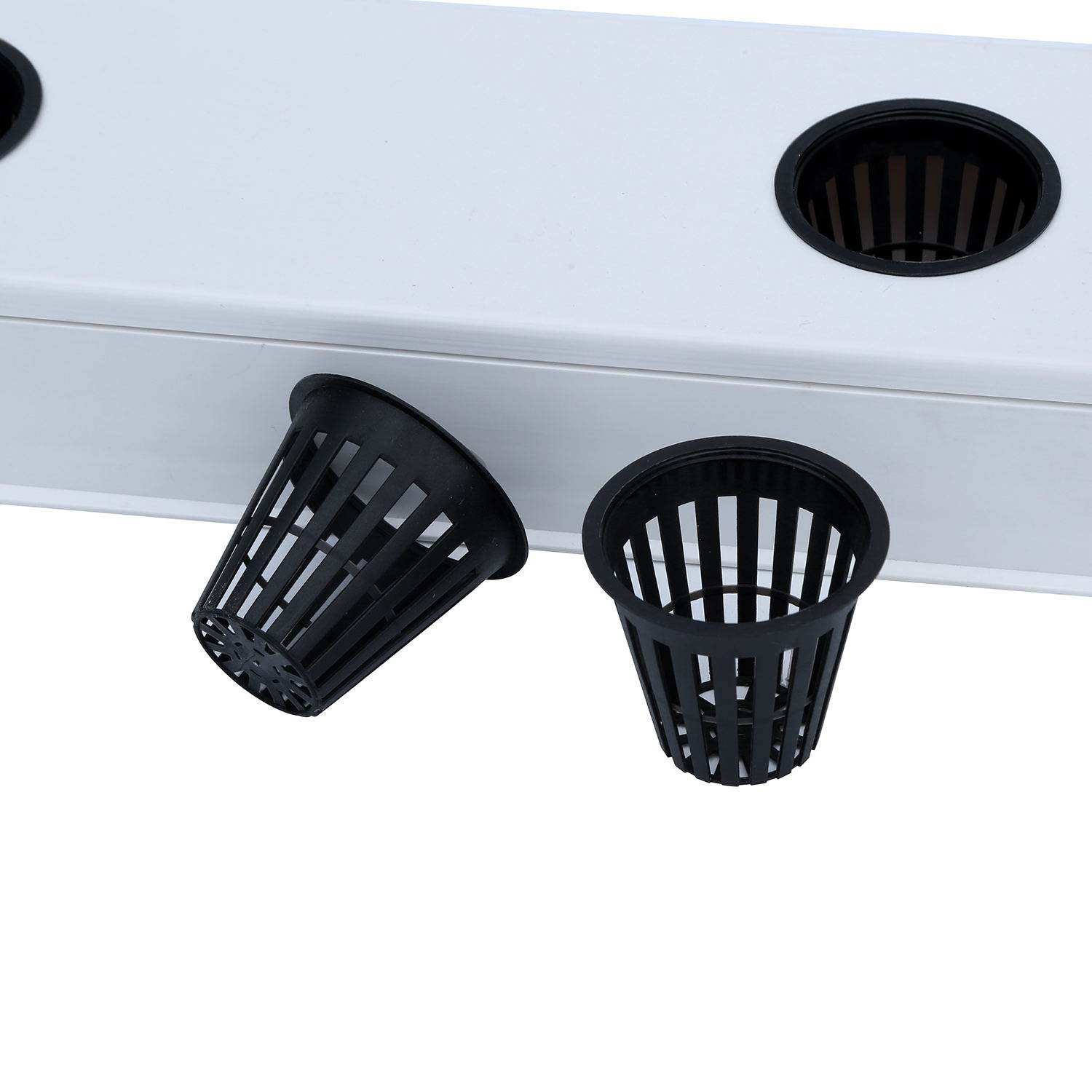 Hydroponic Grow NFT Channel Vertical Grow Rack Hydroponics Kit Modular Plant Trays Grow Table