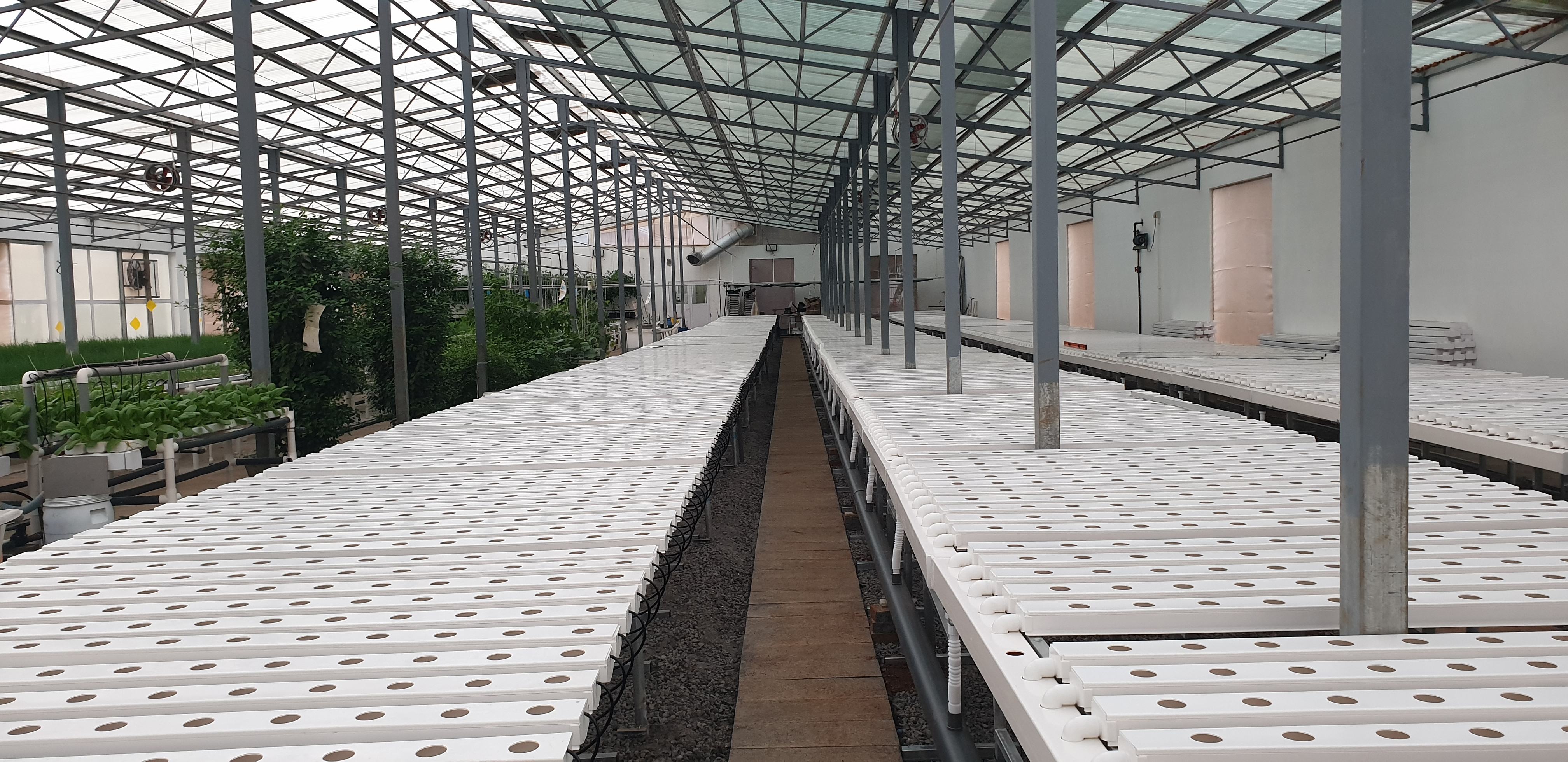 Hydroponic Grow NFT Channel Vertical Grow Rack Hydroponics Kit Modular Plant Trays Grow Table