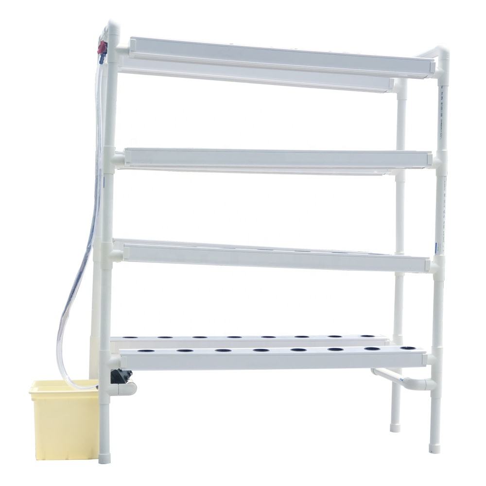 Hydroponics Farm Greenhouse Hydroponic NFT System Grow Complete Kit with Mini Tube Production Plants