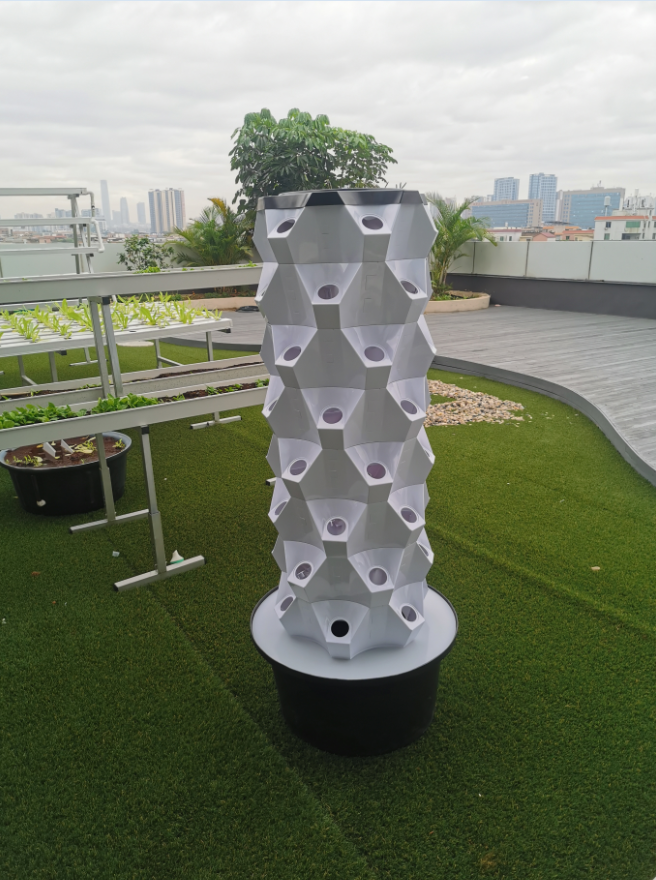 Hydroponic Growing System Office Balcony Systems Vertical Garden Tower Kit