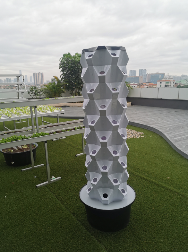 Hydroponic Growing System Office Balcony Systems Vertical Garden Tower Kit