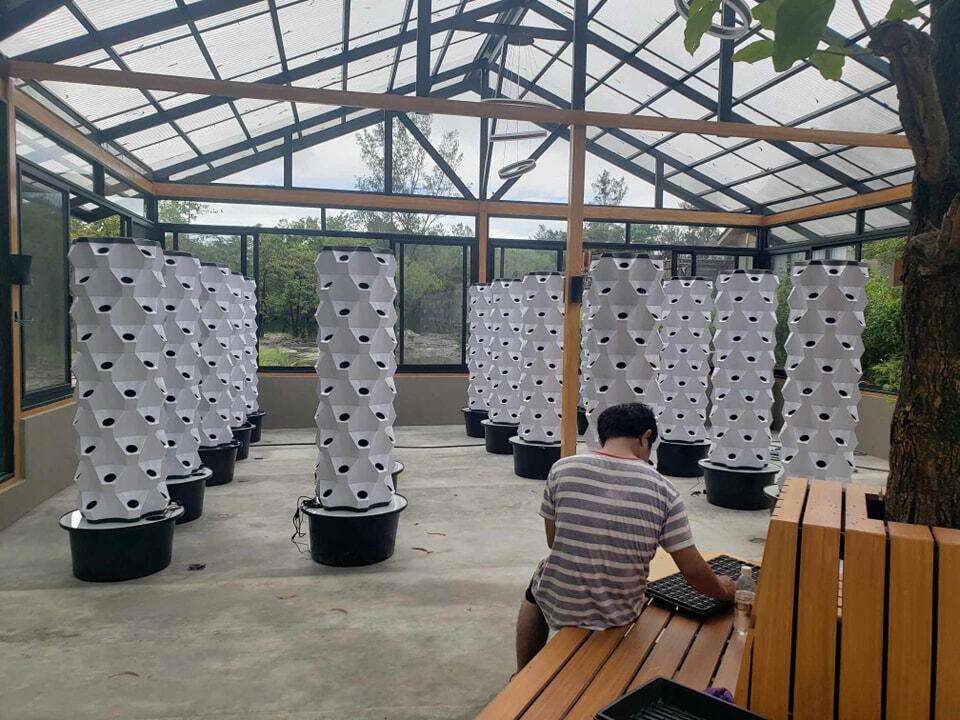 5-10 Tiers Home Use Indoor Gardening DIY Grow Tower for Growing Strawberries Lettuce Vegetables Pineapple Garden Tower
