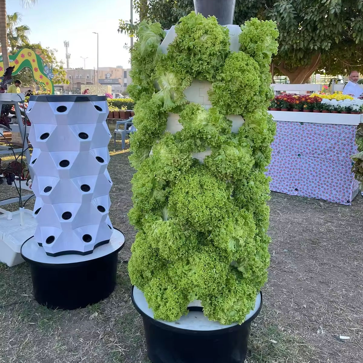 5-10 Tiers Home Use Indoor Gardening DIY Grow Tower for Growing Strawberries Lettuce Vegetables Pineapple Garden Tower