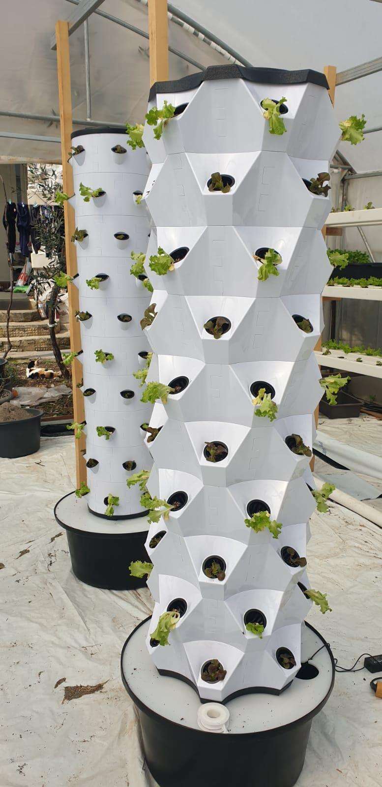Home Hydroponic System Pvc Pineapple Planting Type Vertical System Hydroponic Grow Tower Agriculture Vertical