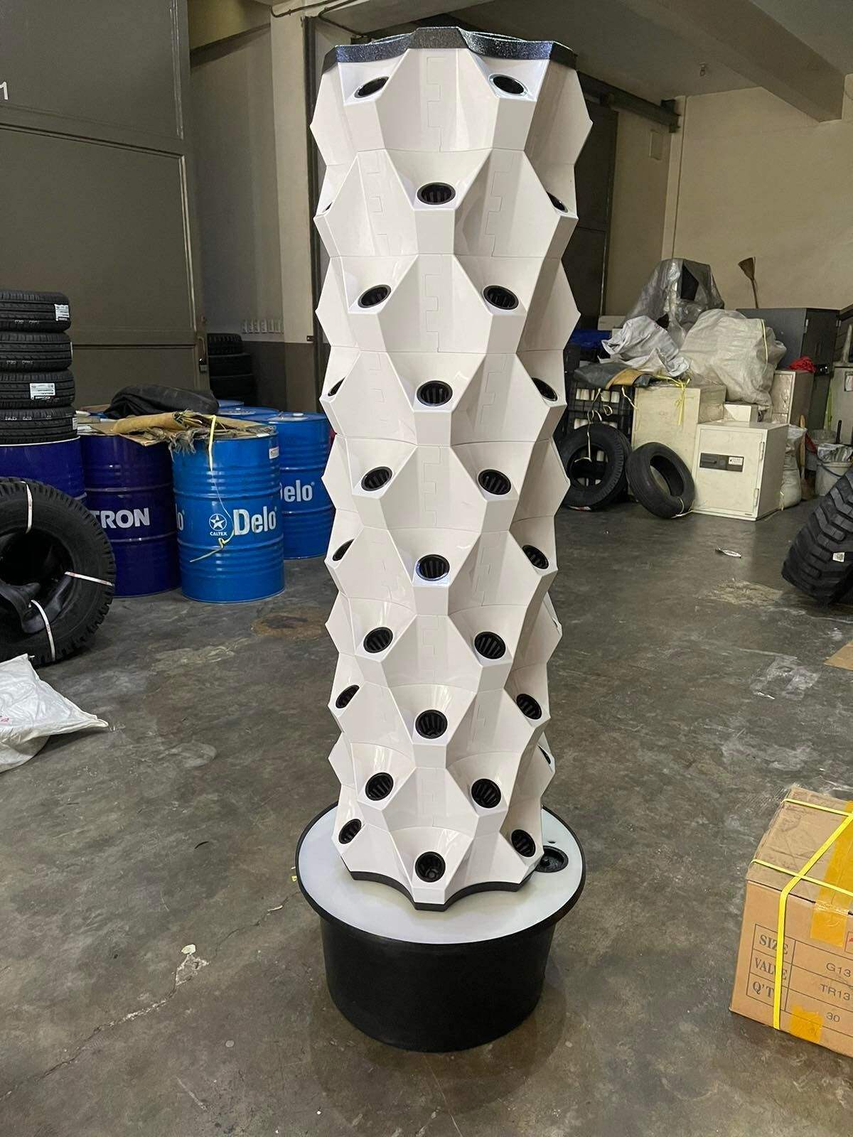Home Hydroponic System Pvc Pineapple Planting Type Vertical System Hydroponic Grow Tower Agriculture Vertical