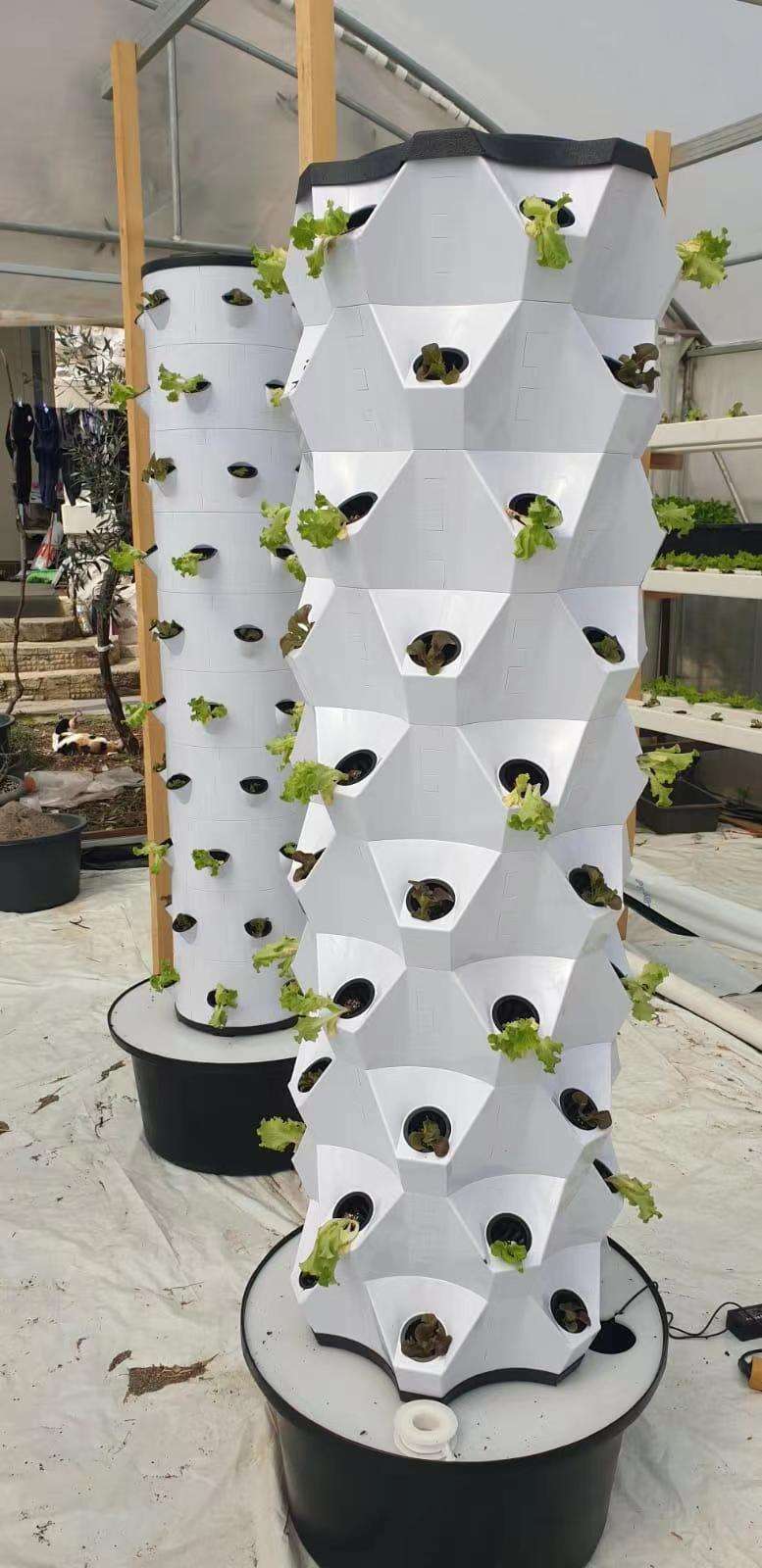 China Quality Smart Soilless Cultivation Aeroponic Tower Vertical Farming Hydroponic Tower Growing System for Vegetable