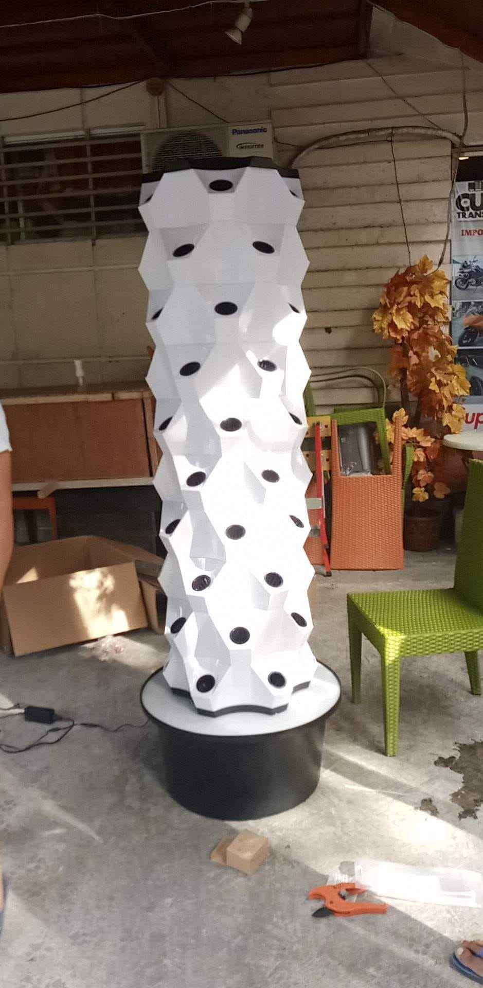 Agriculture Hydroponic Greenhouse Vertical Aeroponics Towers Garden Growing Systems Multilayer Vertical Aeroponics Tower