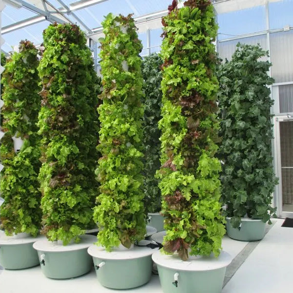 Irrigation Hydroponic Equipment Pvc Pineapple Planting Type Vertical System Hydroponic Grow Tower Agriculture Vertical
