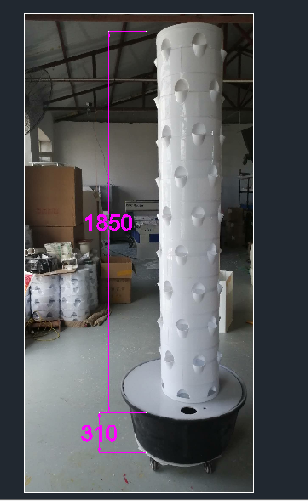 Vertical Growing Tower Multi Layers Hydroponic Plant Grow Kit Indoor Aeroponics Hydroponics Strawberry System