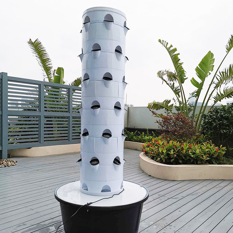 Vertical Growing Tower Multi Layers Hydroponic Plant Grow Kit Indoor Aeroponics Hydroponics Strawberry System