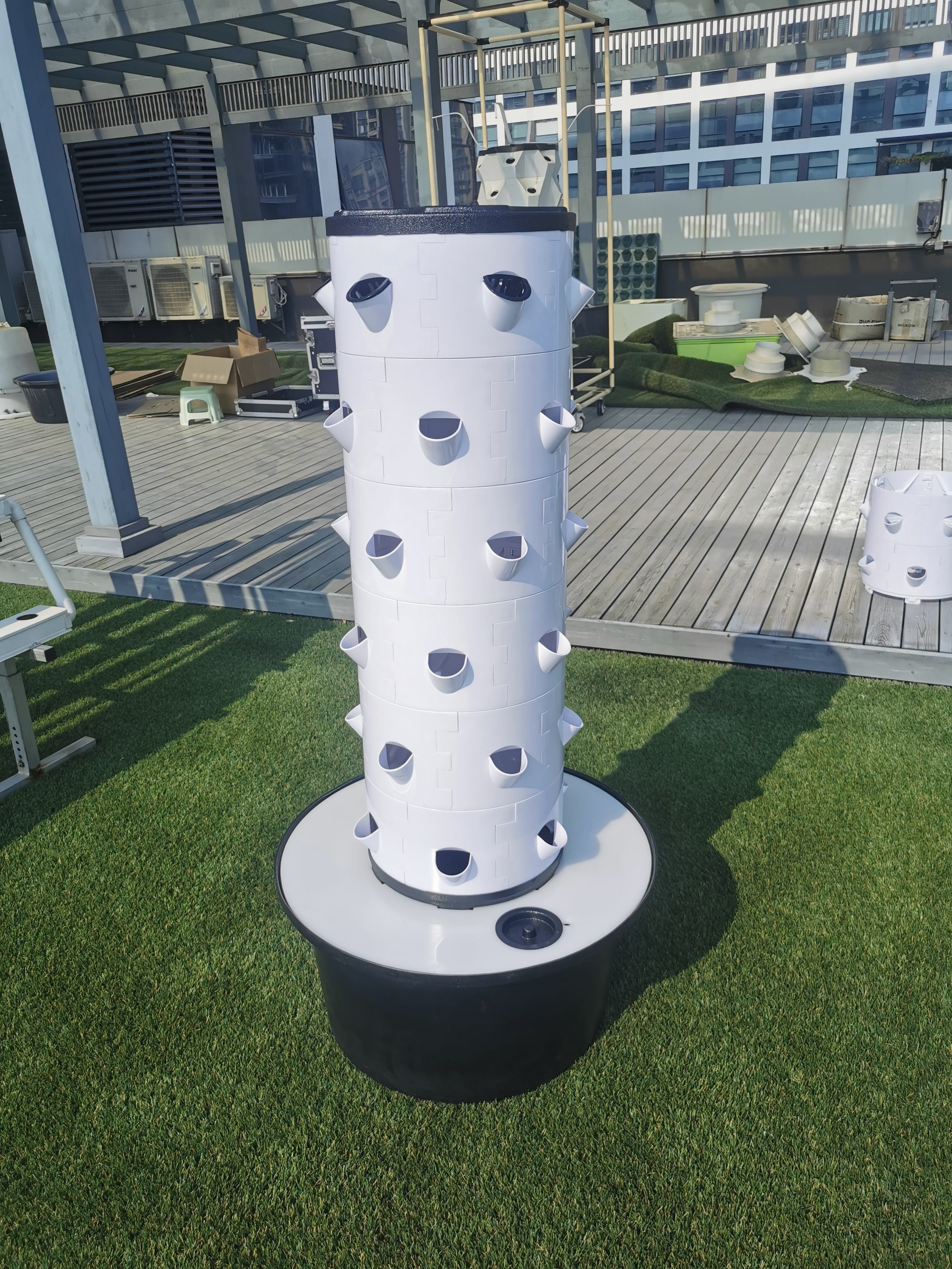 6-10 Layer Home Use Mini Planter Tool Garden Tower Equipment Vertical Farming DIY Hydroponics Grow Kit Complete System