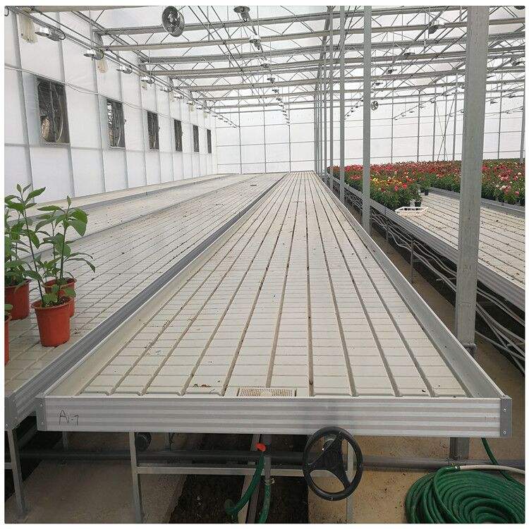 G&N Customized Flood Table Ebb and Flow Rolling Bench Tray Ebb and Flow Hydroponic System for Greenhouse