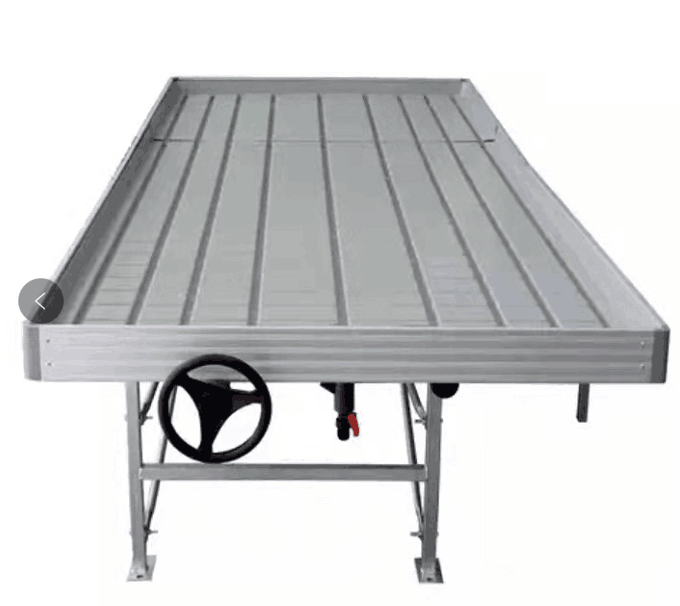 G&N Customized Flood Table Ebb and Flow Rolling Bench Tray Ebb and Flow Hydroponic System for Greenhouse