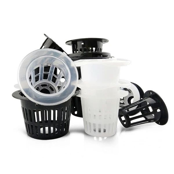 Plastic Flower Pots 5/6/7 Inch Clear Orchid Thin Plastic Plant Orchid Net Pot Phalaenopsis Flower Pot for Indoor Plants