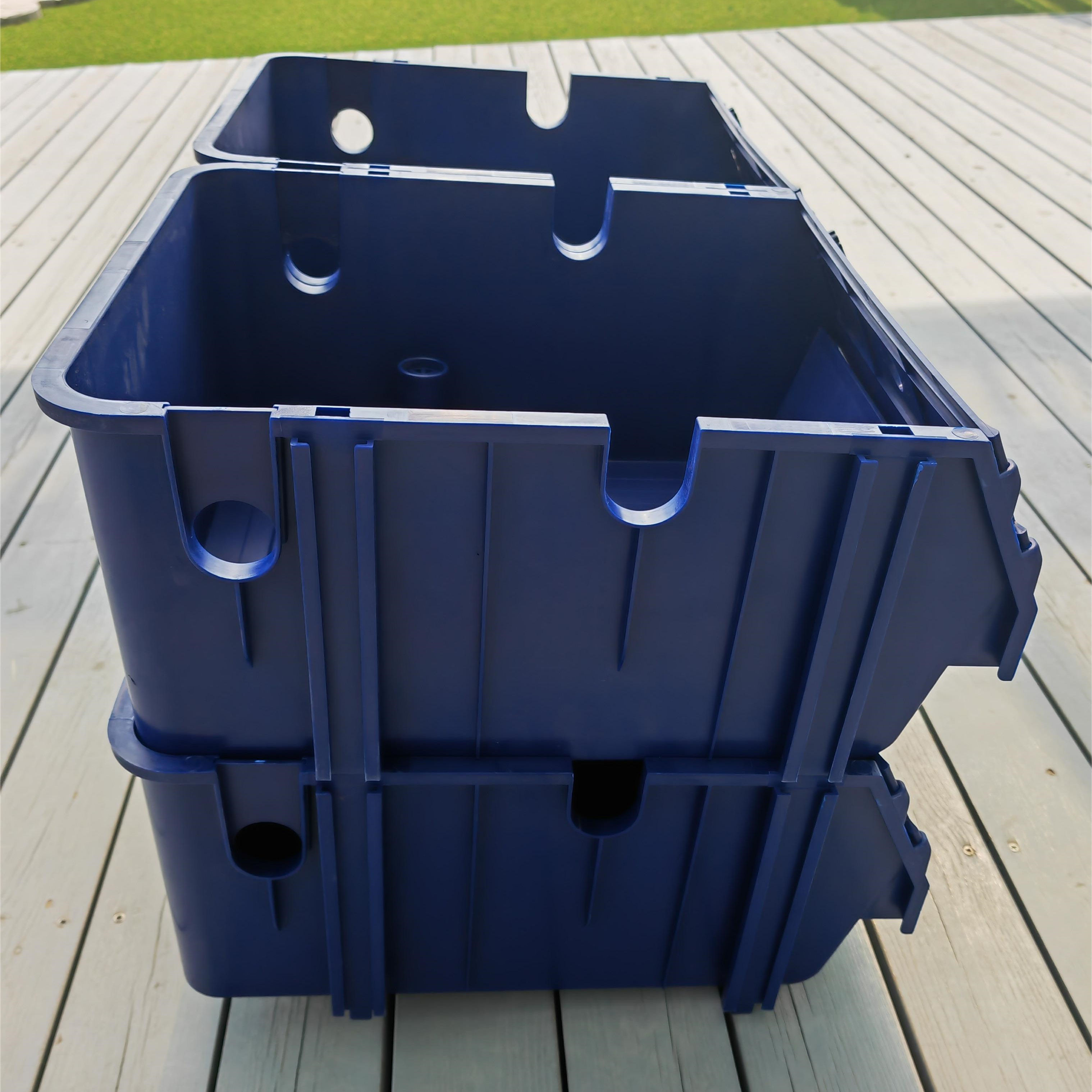 China Factory Customized Plastic Crab Box for Ras Indoor Farming RAS System