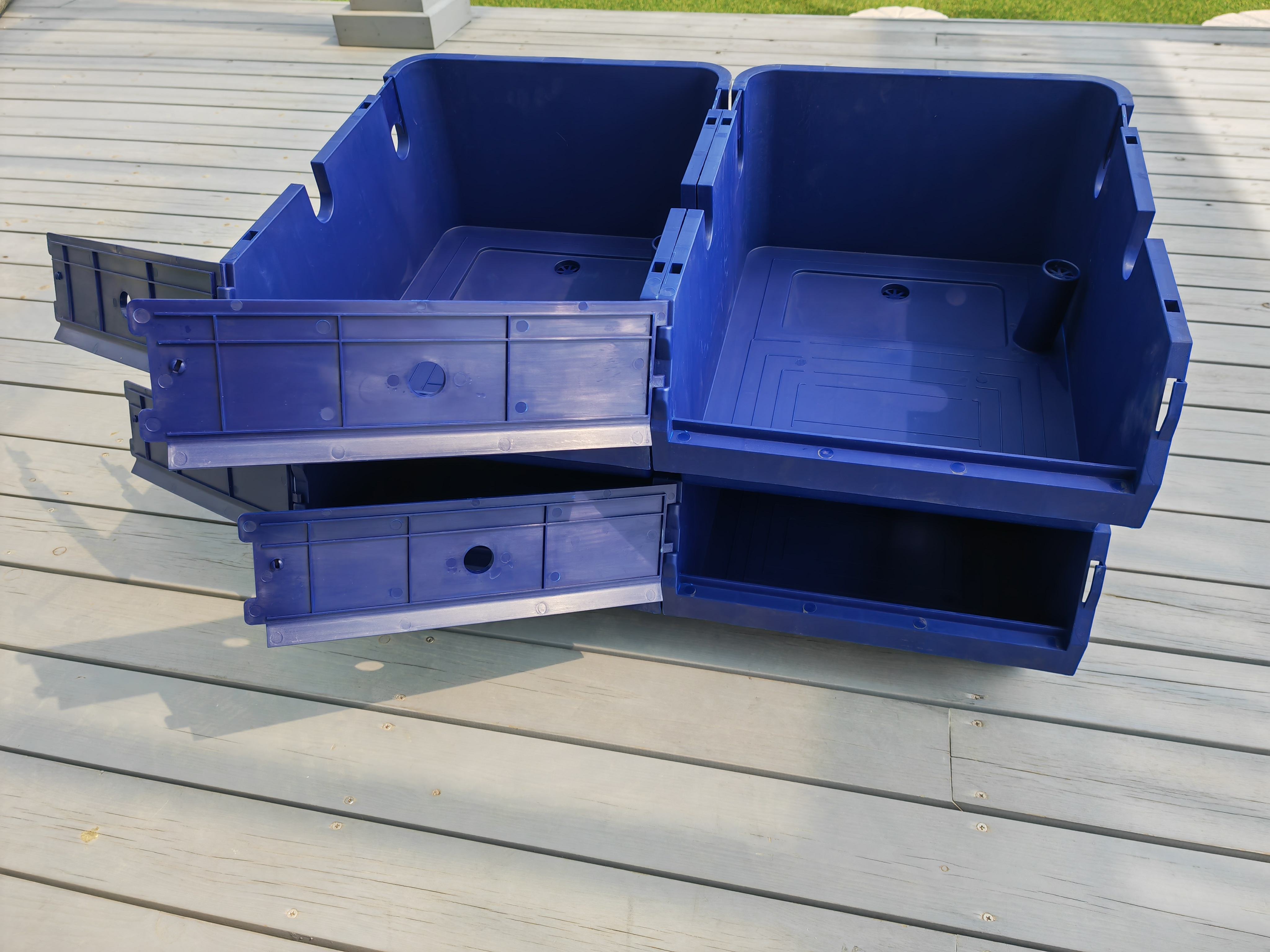 China Factory Customized Cheap Price Plastic Crab Box for Indoor Farming RAS System