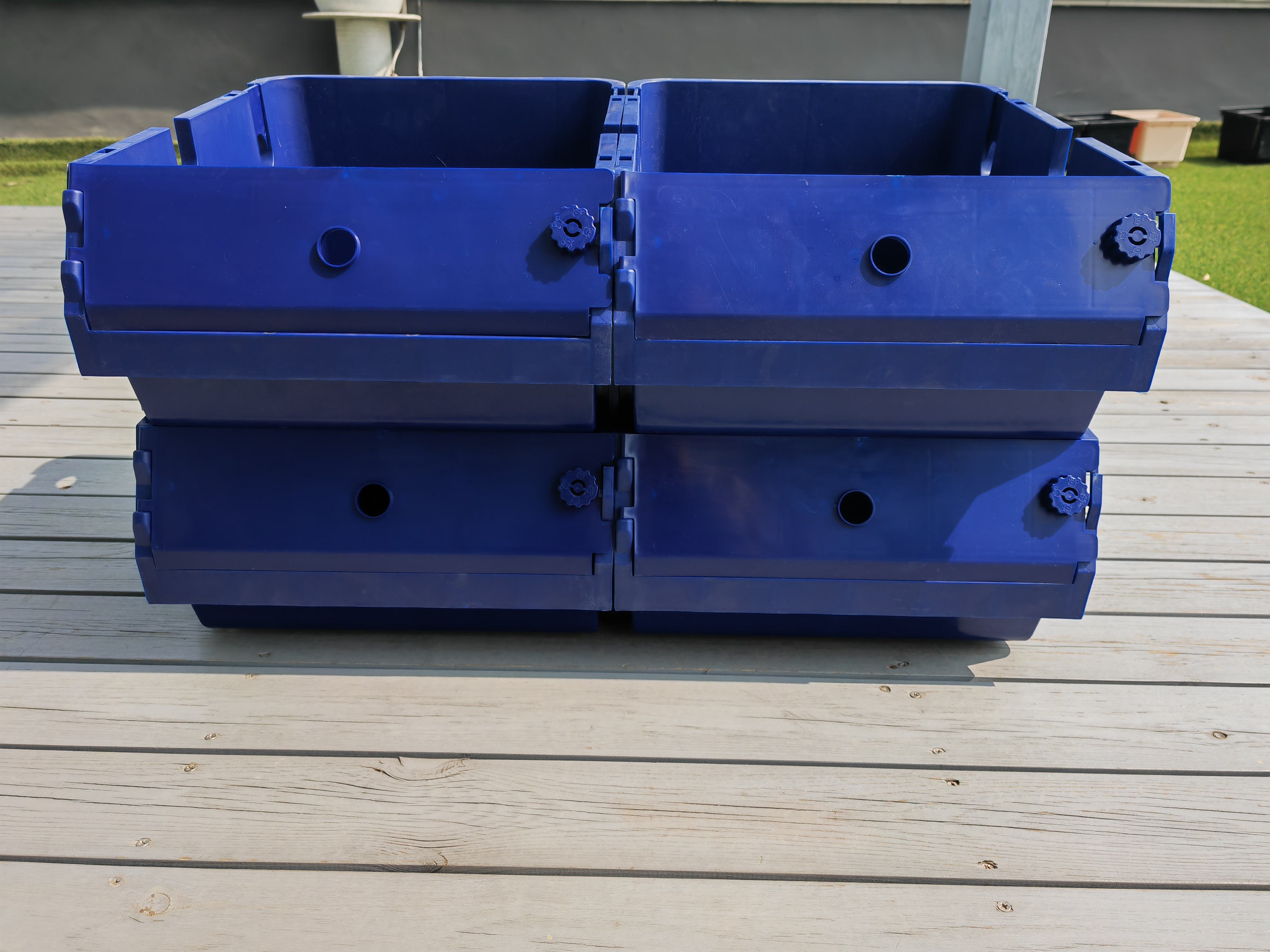 China Factory Customized Cheap Price Plastic Crab Box for Indoor Farming RAS System