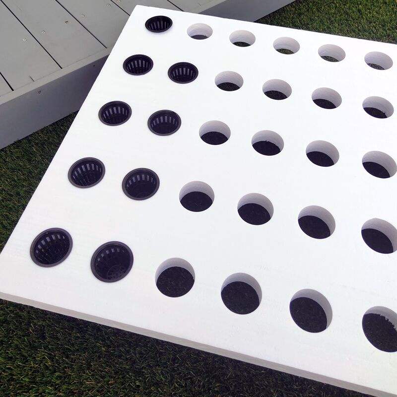 120*60cm 3cm 4cm XPS foam Board Floating Raft with round Holes and square hole