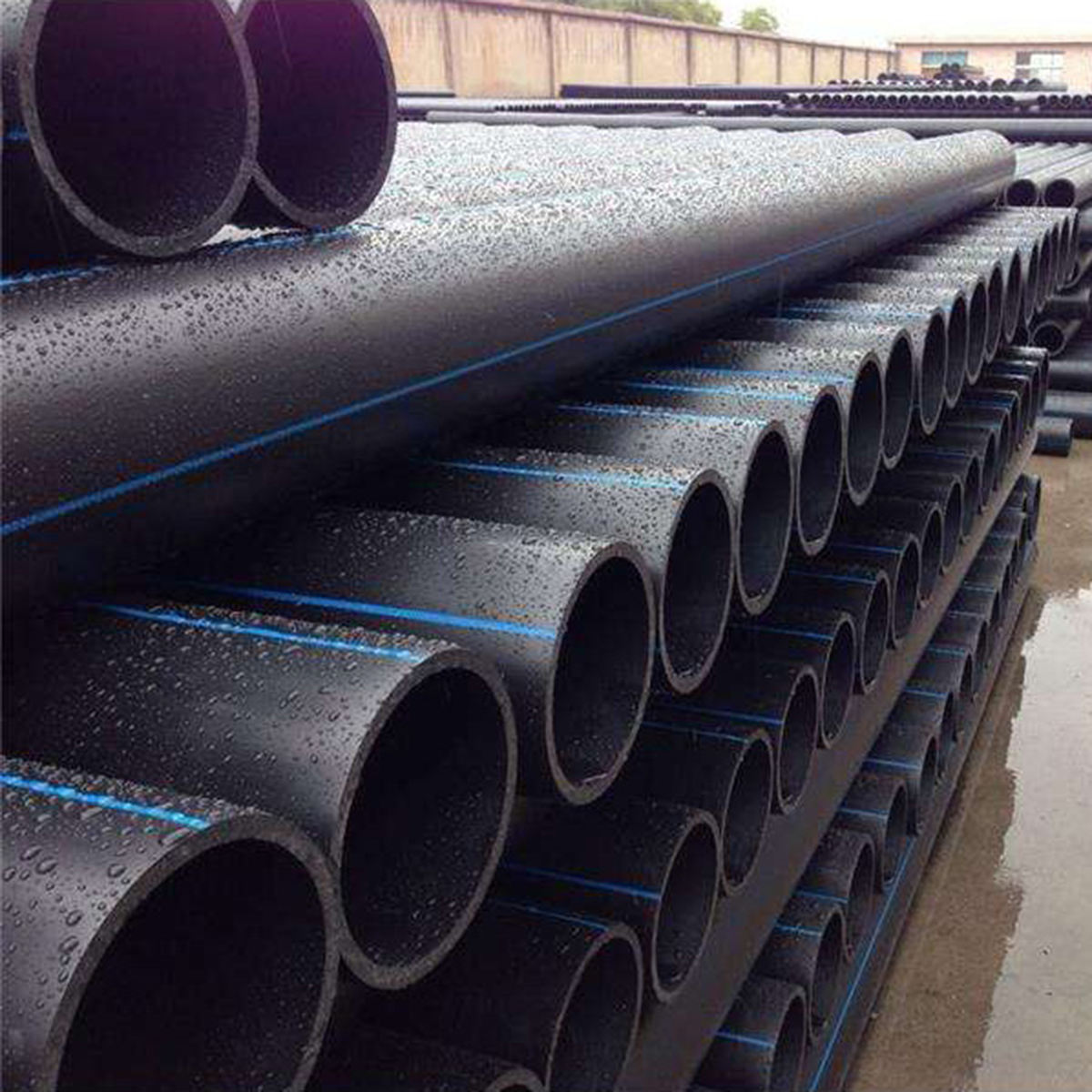 16/20/25/32/40/50/63/75 mm Factory Supply Agriculture Irrigation HDPE Pipe Polyethylene Pipe Fittings