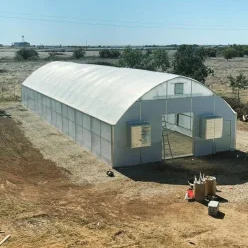 GT 200 Micron Plastic Green House Covering Film Single Span Shading System Blackout Greenhouse