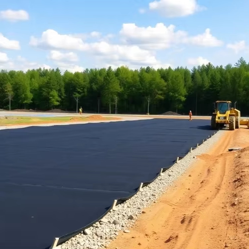 Black Polyester Geotextile Fabric for Drainage and Erosion Control