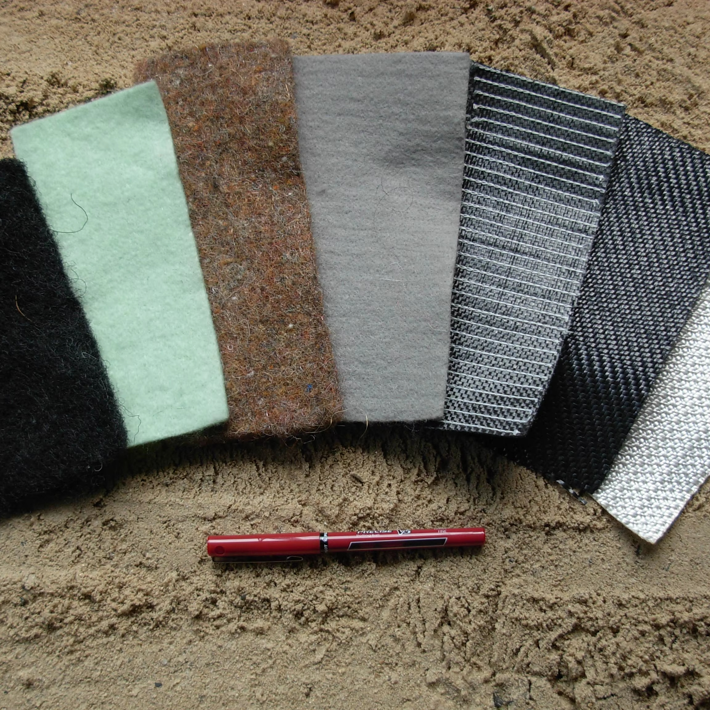 Filament Geotextiles Manufacturers Road Engineering Polyester Non-woven Geotextiles White Filament Geotextiles