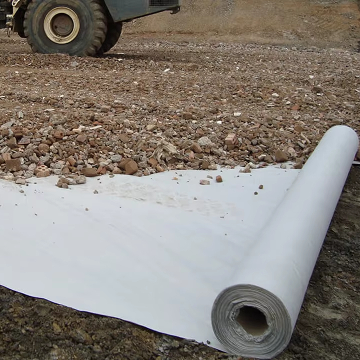 High Quality 100g/sqm to 800g/sqm Geotextile Fabric for Roads and Railways Polyester Fabric Non Woven Geotextile