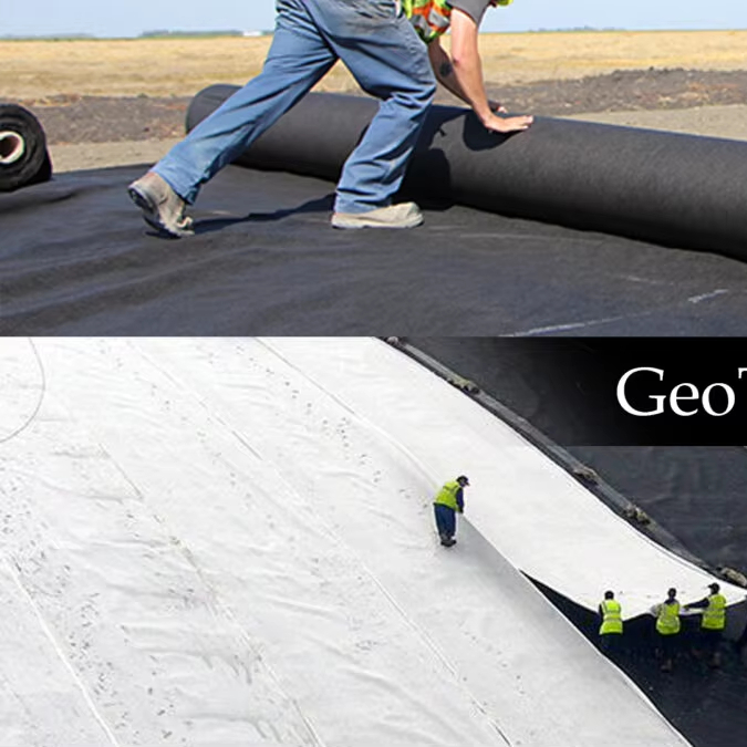 High Performance Polyester Nonwoven Geotextile Fabric for Water Drainage Product in the EVA Geotextiles Category