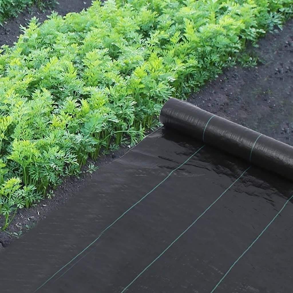 Factory Direct Custom Cut Black Nonwoven Fabric Geotextile Weed Control Mat PP Drawing for Garden Agriculture Stops Grass Growth