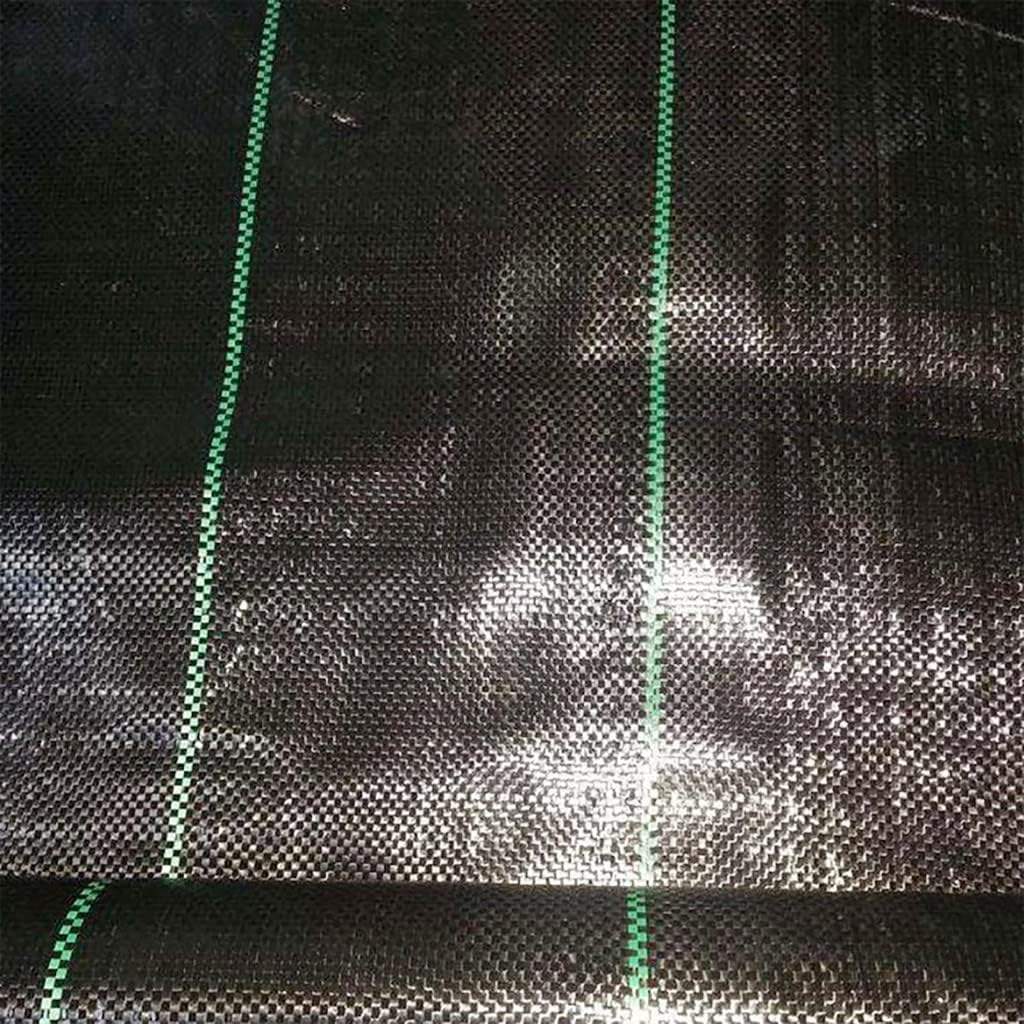 Agricultural Nonwoven Black PP Woven Weed Control Fabric Ground Cover Mat Plastic Grass Barrier