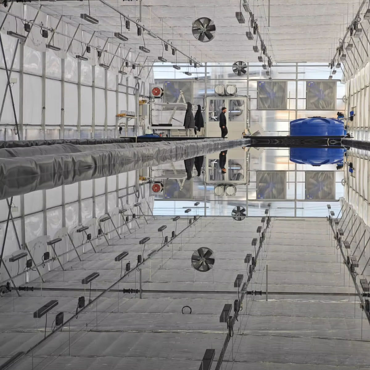 0.5-2.0mm Thickness White Food Grade PE Membrane for DWC System Agricultural Soilless Culture Vegetable Water Tank Liner