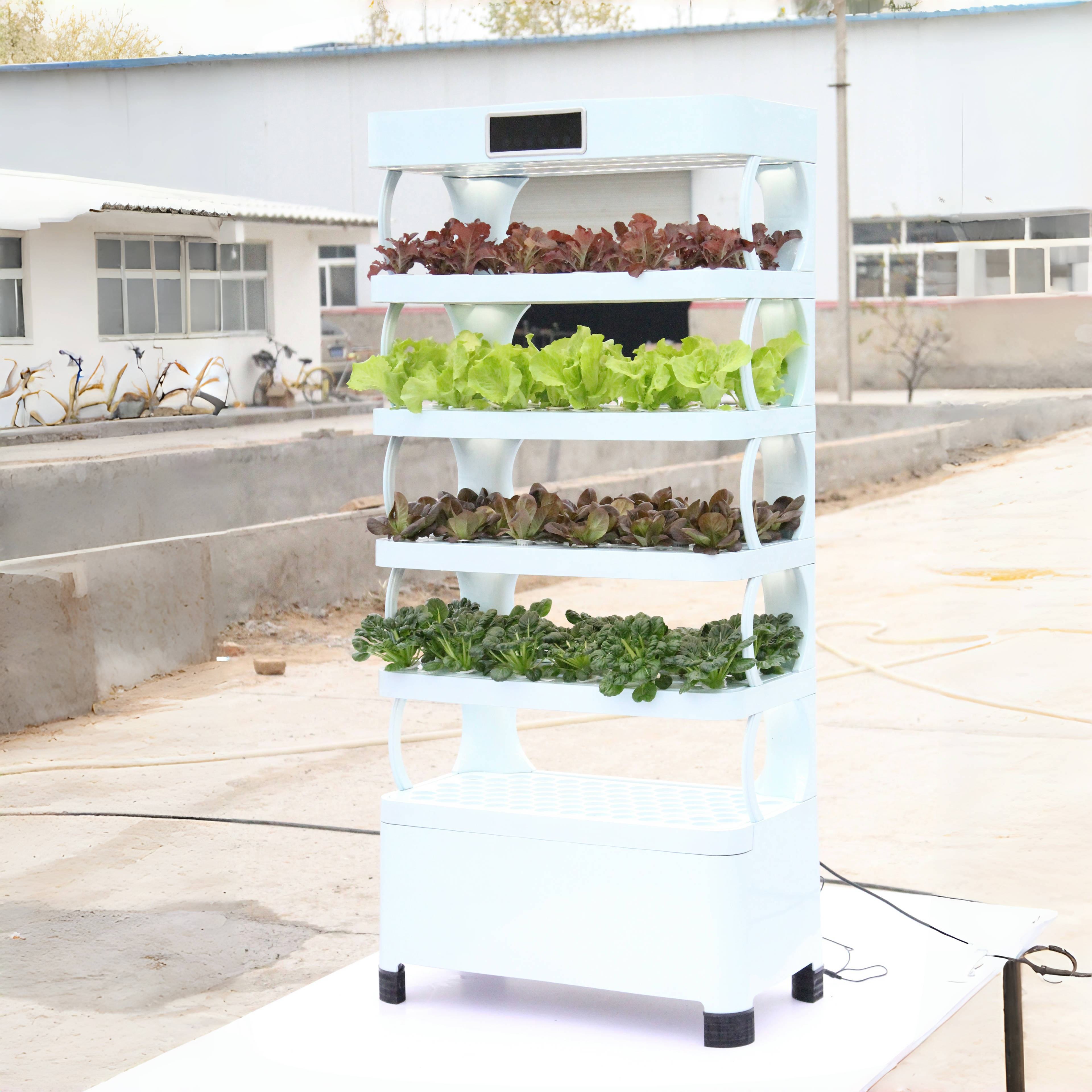 Vertical Farming Hydroponic Indoor Garden Smart Home 5 Layer Grow System Vegetable Growing Machine