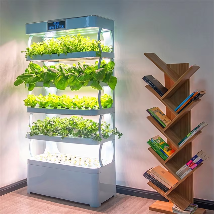 Vertical Farming Hydroponic Indoor Garden Smart Home 5 Layer Grow System Vegetable Growing Machine
