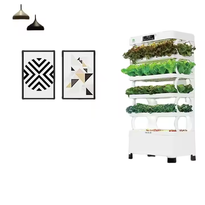 Vertical Farming Hydroponic Indoor Garden Smart Home 5 Layer Grow System Vegetable Growing Machine
