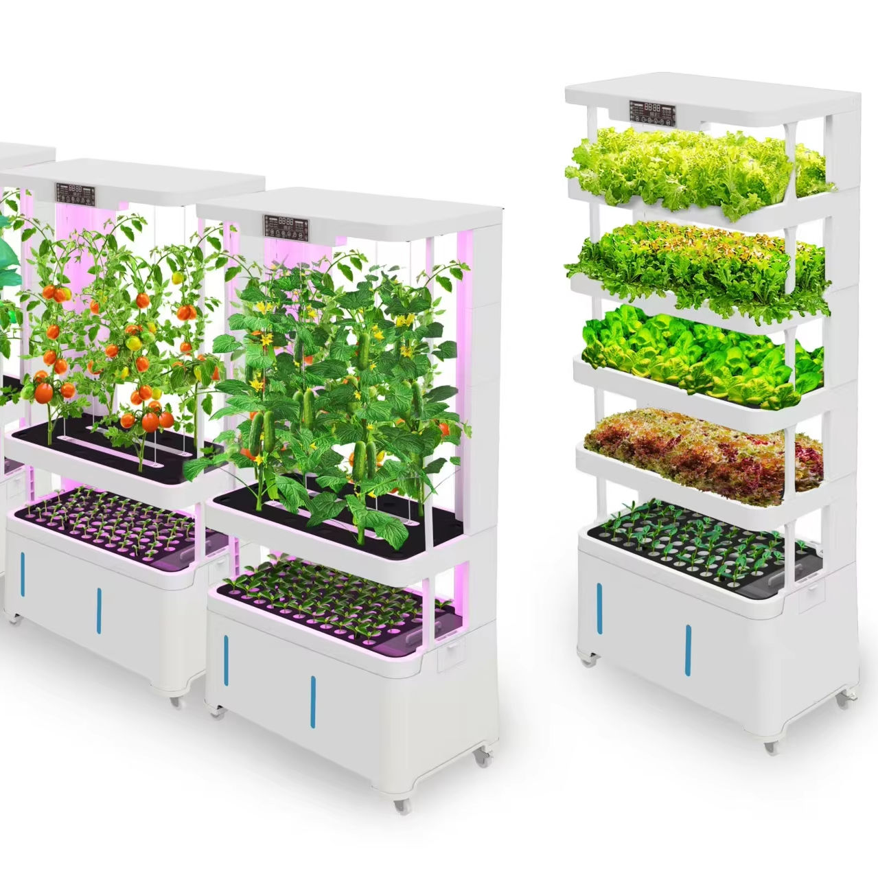 Vertical Farming Hydroponic Indoor Garden 5 Layer Smart Vegetable Growing Machine for Hobbyists
