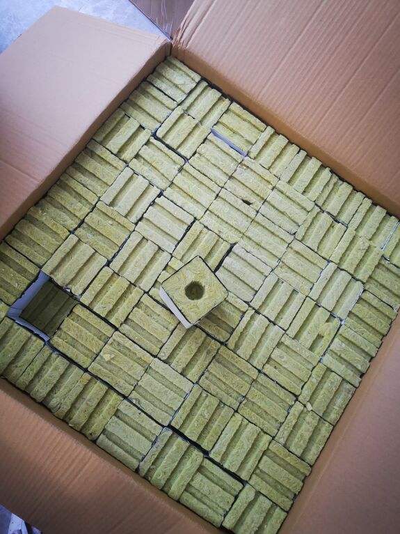 Rock Wool Grow Cubes Rock Wool Smart Plugs for Hydroponic Strawberries