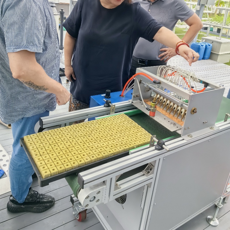 Indoor small home planter vegetable hydroponics manual seedling transplanter automatic seedling planting machine