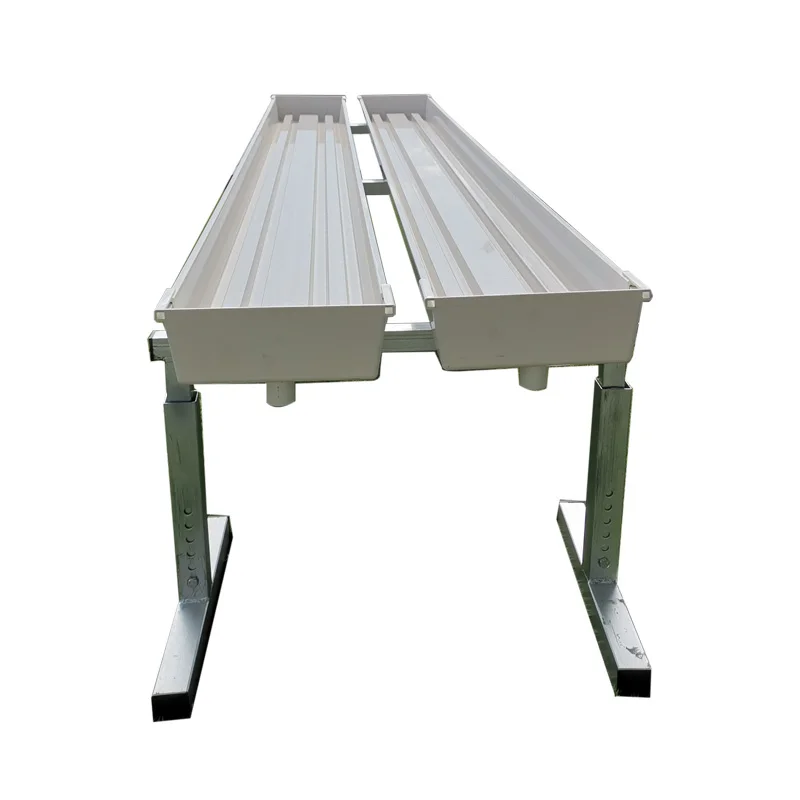 Greenhouse Cultivation Irrigation & Hydroponics Equipment Substrate PVC Gutter System for Strawberry Tomatoes Planting Pipe