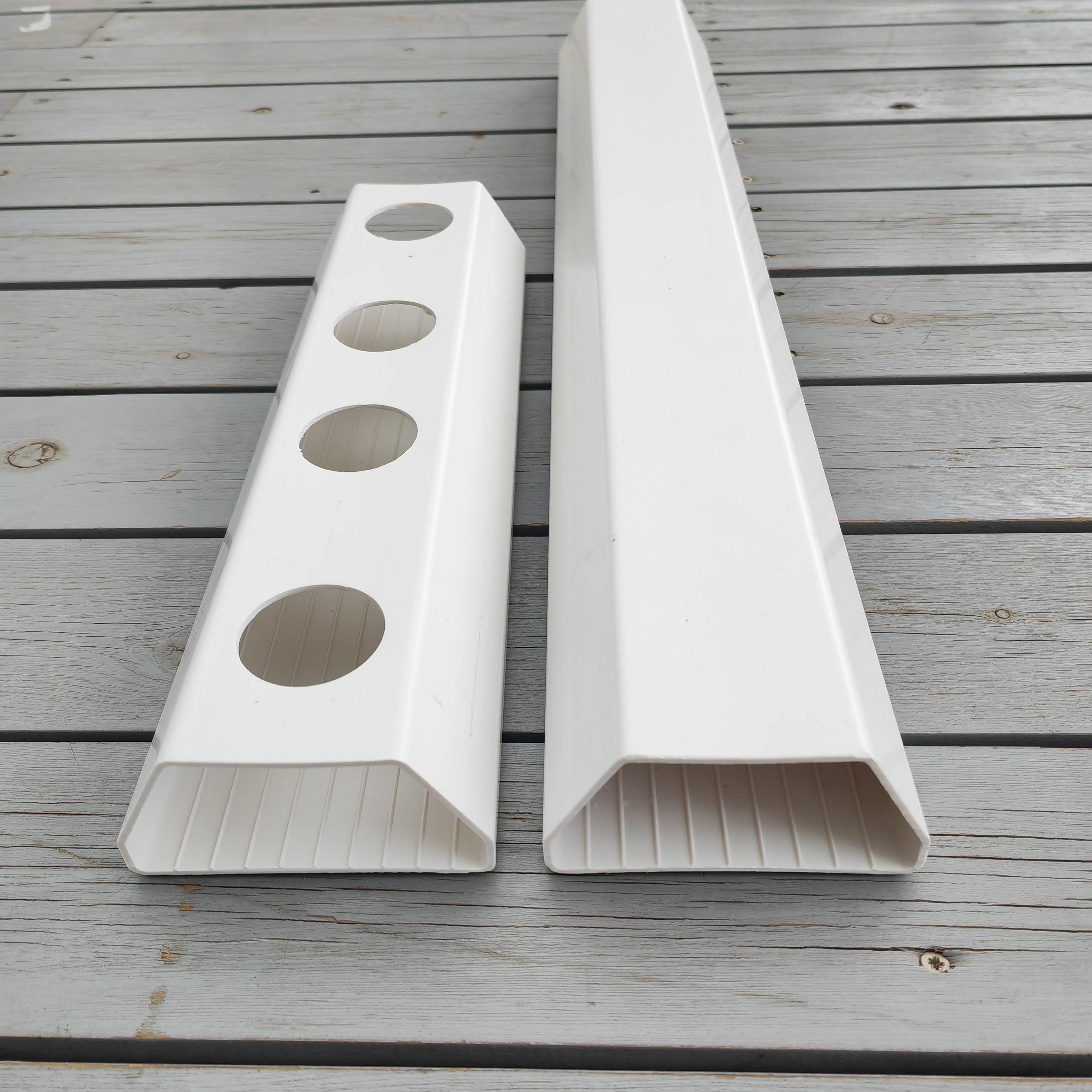 Agriculture Greenhouse Customized Hydroponic NFT Channel Systems with 100x50mm for Larger Root Lettuce Systems