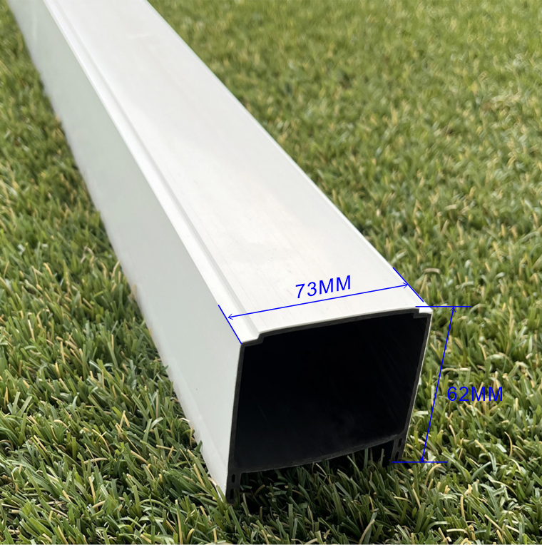 73x62mm Dual-color Black and White MGS Channel System for Automatic Greenhouse Farming