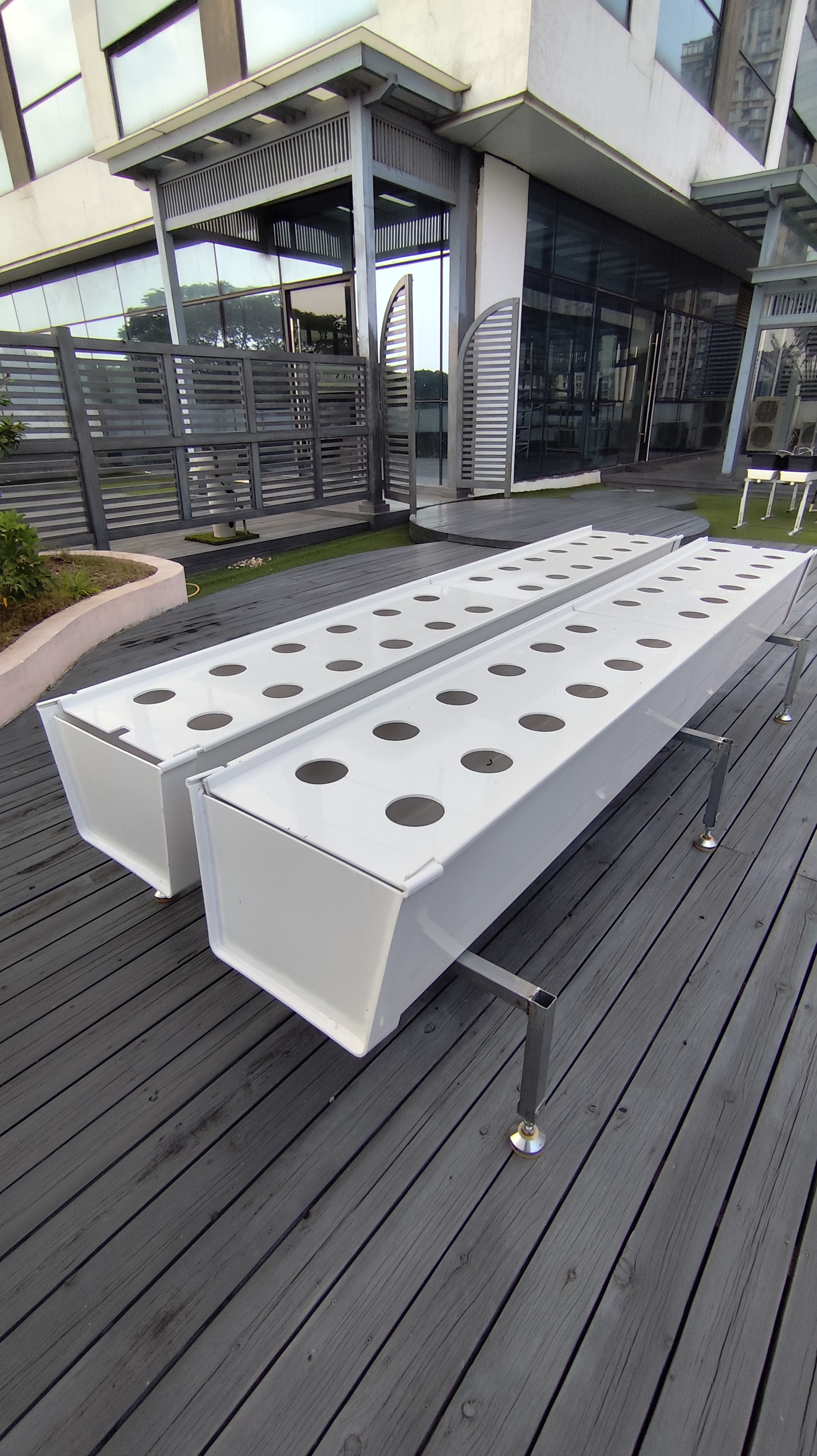42×29cm Aeroponic Growing Gutter for Greenhouse Farming