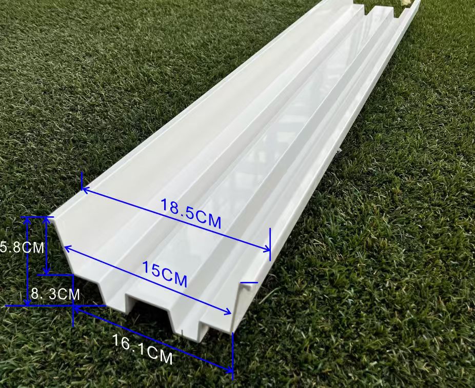 150mm Substrate Gutter Fits Substrate Bag for Single Plant Greenhouse Farming