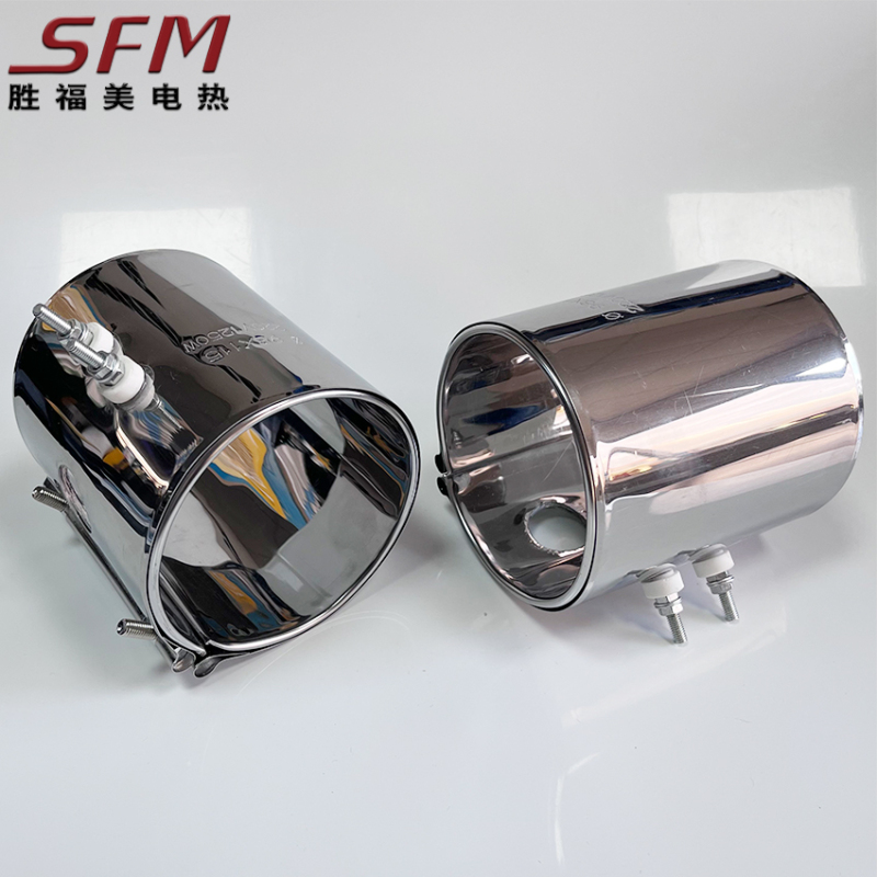 Bandes chauffantes industrielles en mica avec filetage