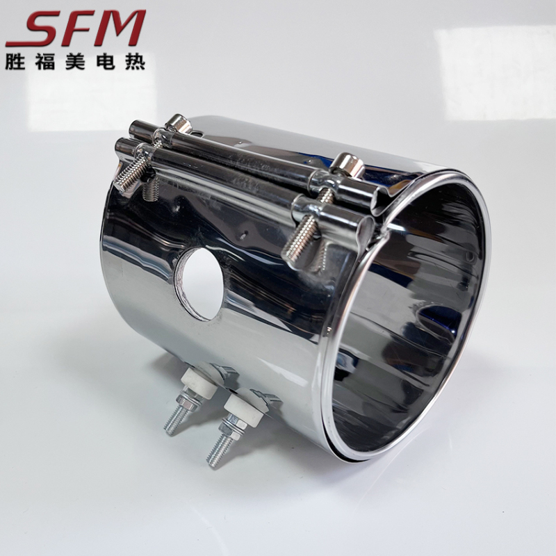 Bandes chauffantes industrielles en mica avec filetage