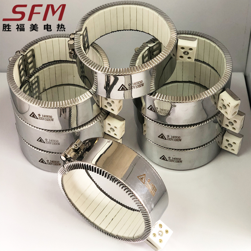 Máy sưởi băng gốm với thiết bị đầu cuối gốm