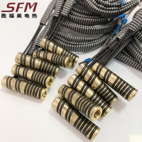 Presse chauffante à serpentin à canaux chauds en laiton