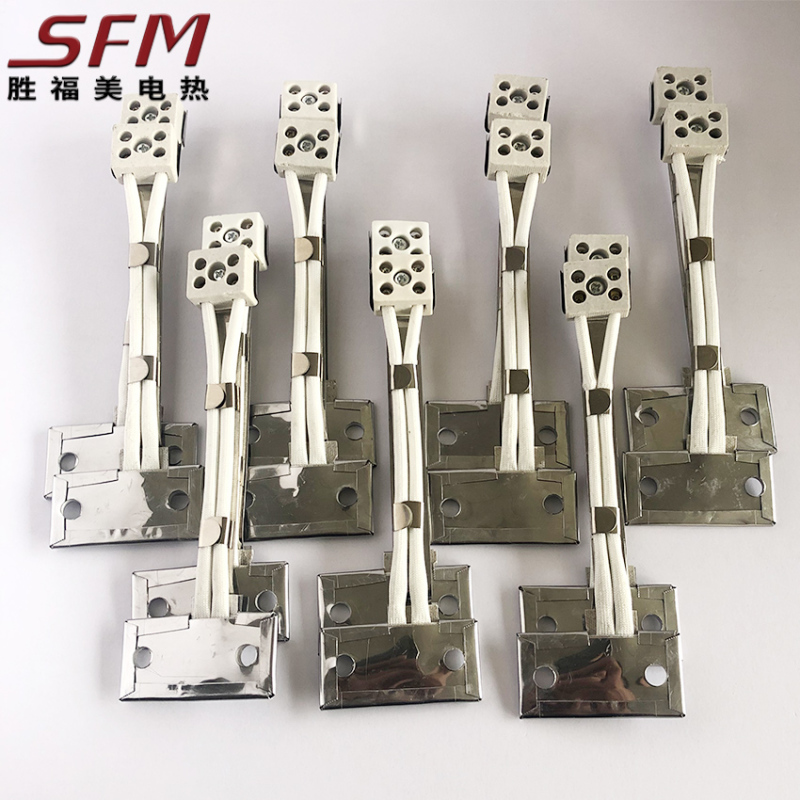 ฮีตเตอร์แผ่นไมก้าพร้อมขั้วเซรามิก